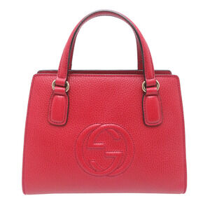 GUCCI Red Leather Bag